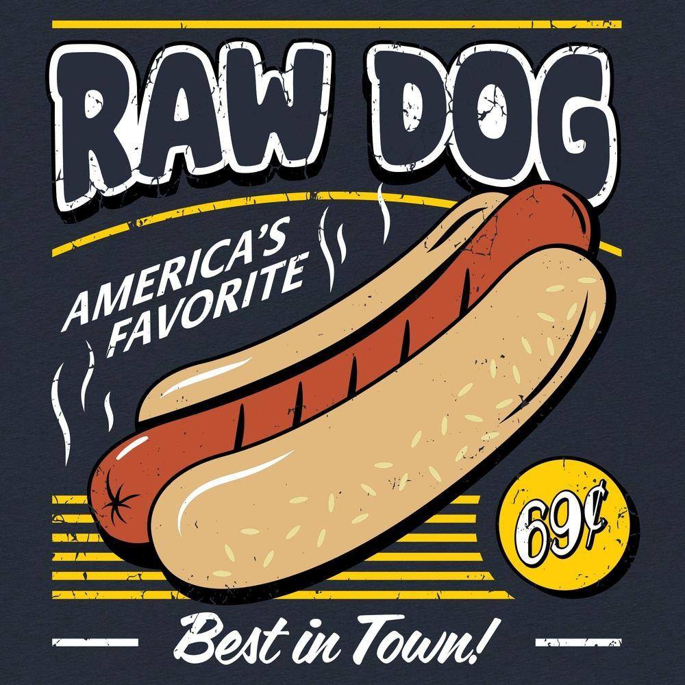 Raw Dog T-Shirt - Midnight Navy - Image 7