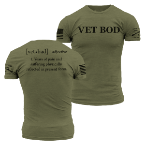 Women's Vet Bod Boyfriend Fit T-Shirt - Military Green