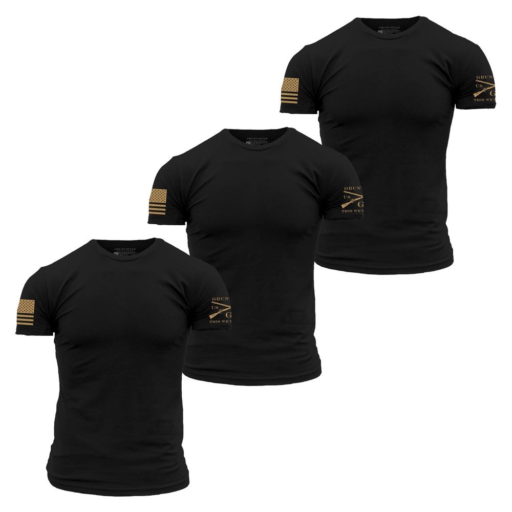 Basic T-Shirts - Black - 3 Pack