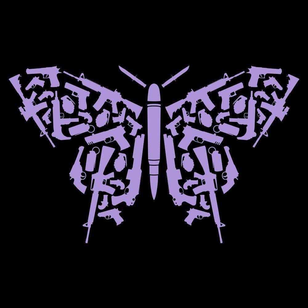 Women's 2A Butterfly Hoodie - Black - Image 3
