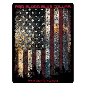 Red Blood Blue Collar™ Sticker