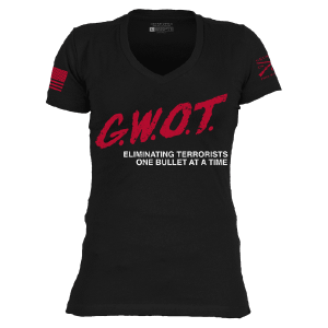Women's G.W.O.T. V-Neck - Black