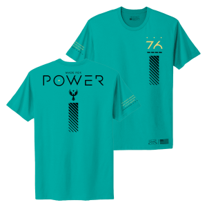 Women's Made For Power Boyfriend Fit T-Shirt - Heather Aqua