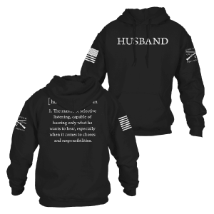 Husband Defined Hoodie - Black
