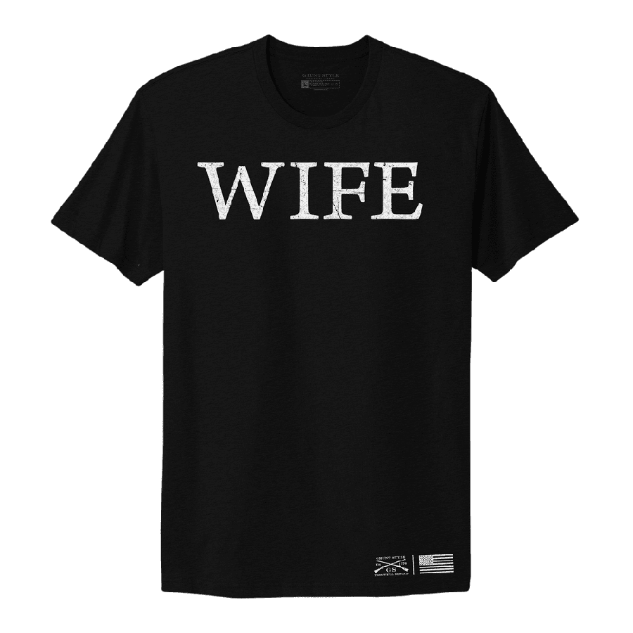 Women's Wife Defined Boyfriend Fit T-Shirt - Black - Image 4