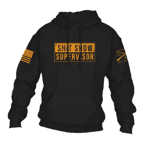 Sh*t Show Supervisor Hoodie - Black