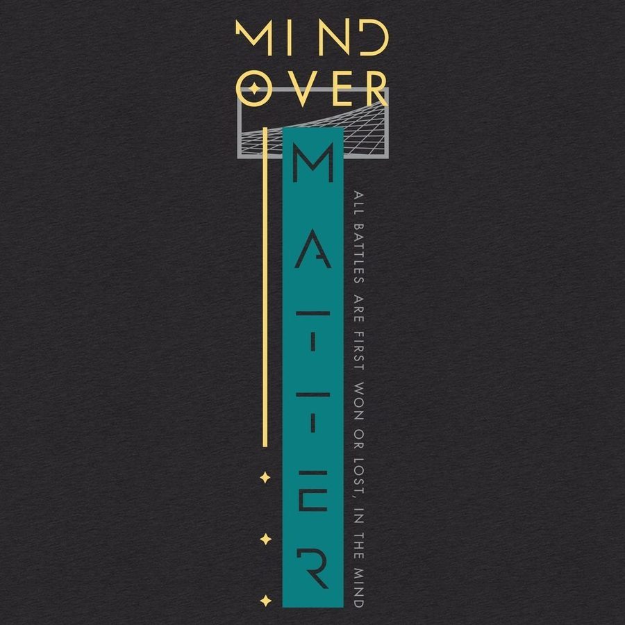 Women's Mind Over Matter Racerback Cropped Tank - Dark Heather Gray - Image 8