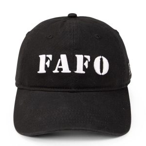 FAFO Dad Hat - Black