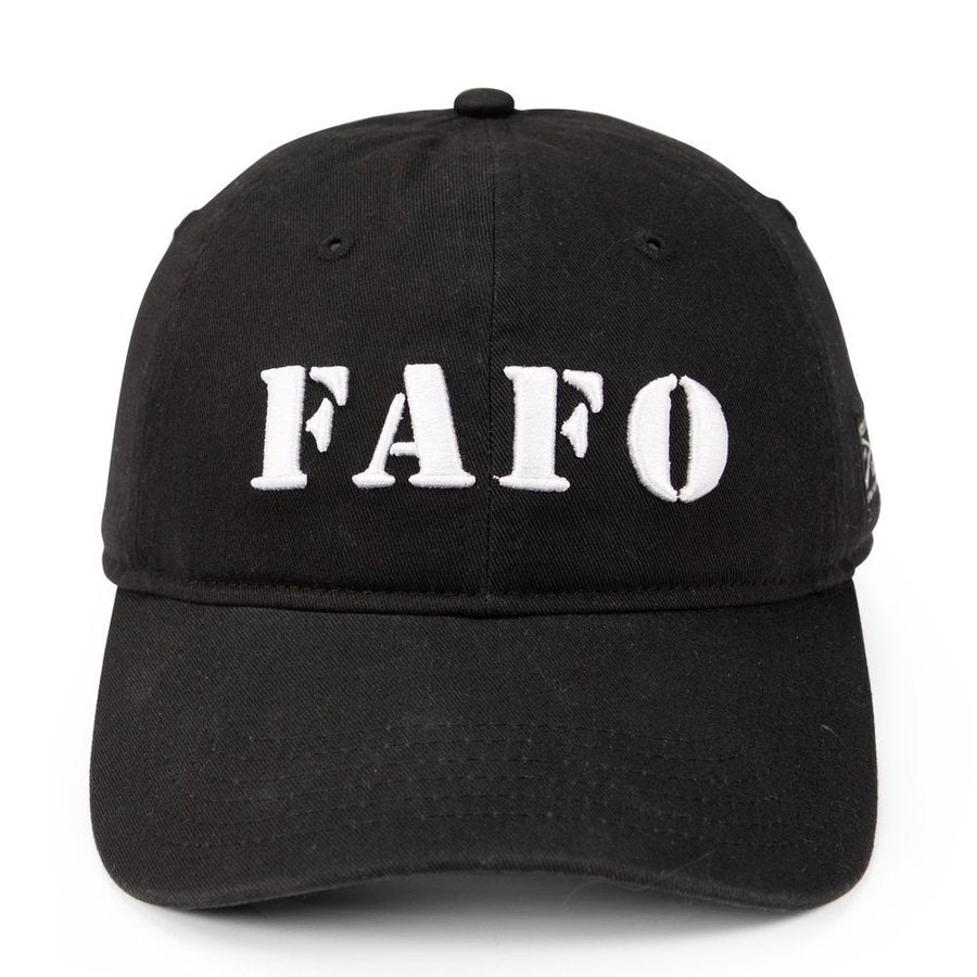 FAFO Dad Hat - Black