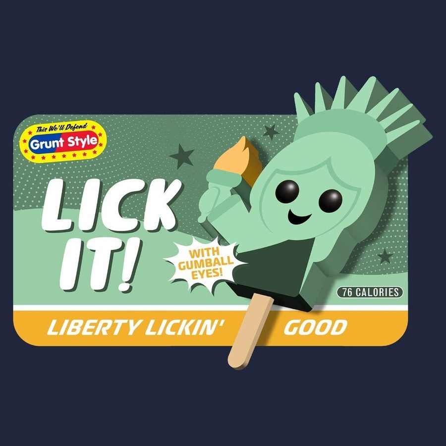 Women's Lick It V-Neck T-Shirt - Midnight Navy - Image 6
