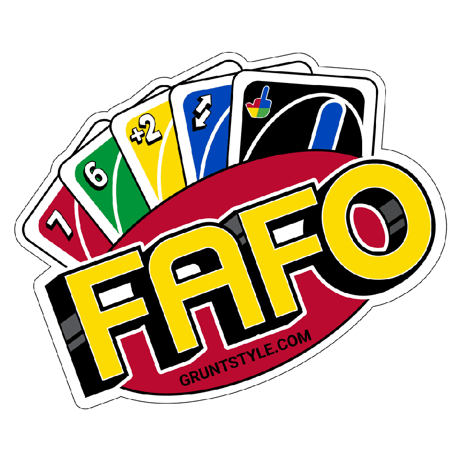 FAFO Wild Card Sticker