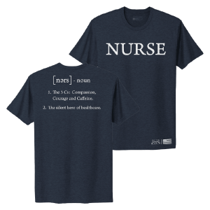 Women's Nurse Defined Boyfriend Fit T-Shirt - Midnight Navy