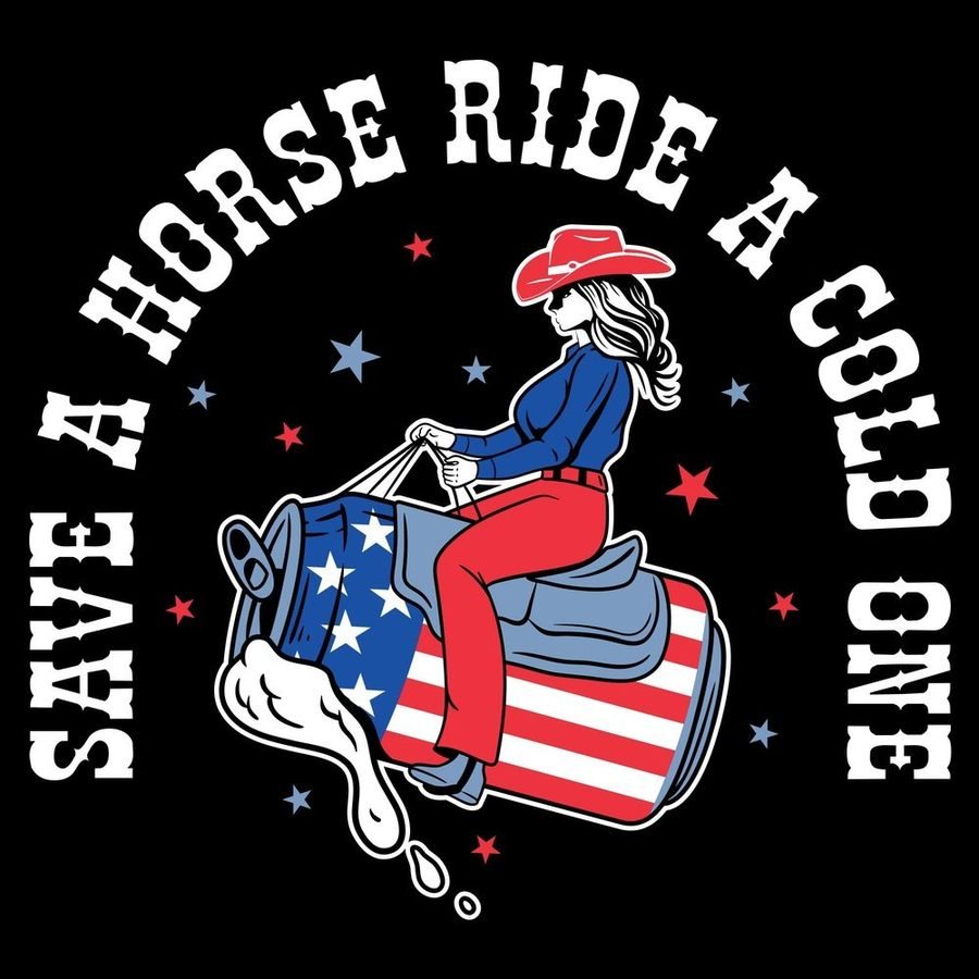 Women's Save a Horse Boyfriend Fit T-Shirt - Black - Image 5