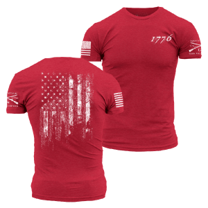 1776 Flag T-Shirt - Red