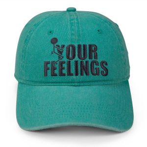 F*ck Your Feelings Dad Hat - Aqua
