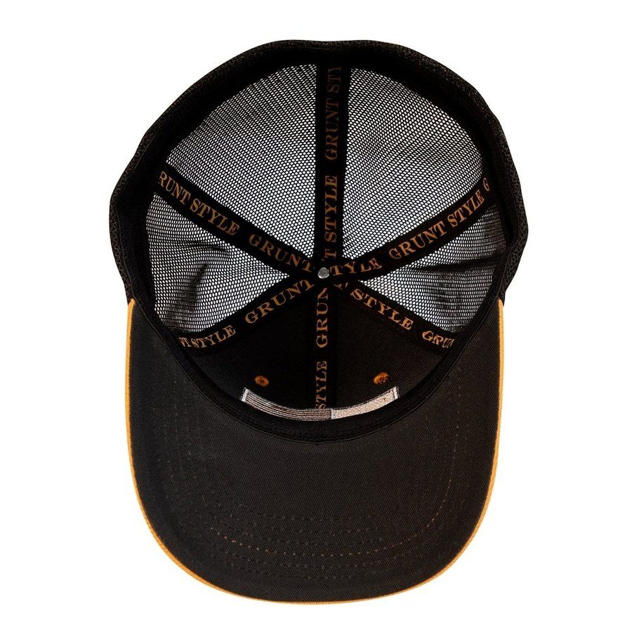 Embroidered American Flag Stretch Fit Hat - Coyote - Image 11