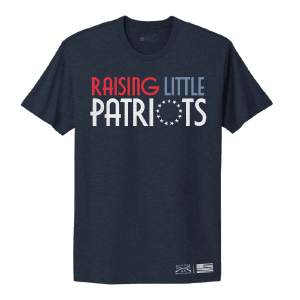 Women's Raising Little Patriots Boyfriend Fit T-Shirt - Midnight Navy