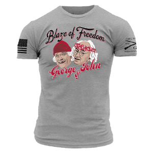 Blaze of Freedom T-Shirt - Dark Heather Gray
