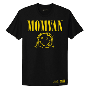 Women's MomVan Boyfriend Fit T-Shirt - Black