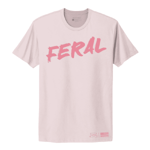 Women's Feral Boyfriend Fit T-Shirt - Light Pink