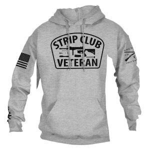 Strip Club Veteran Hoodie - Sport Gray