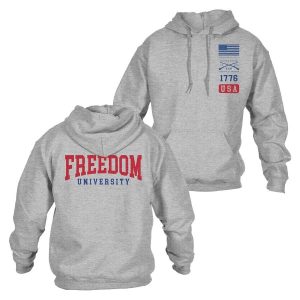 Freedom University Hoodie - Sport Gray