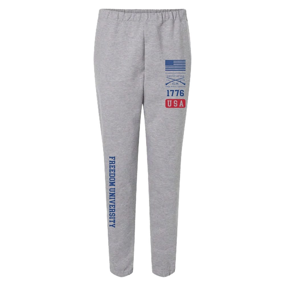 Freedom University Sweat Pants - Sport Gray