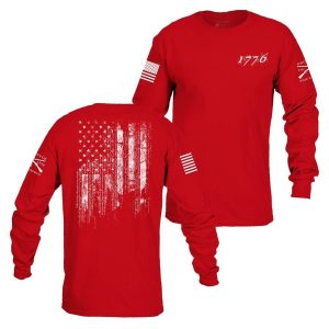 1776 Flag Long Sleeve - Red