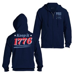 Keep It 1776 Full-Zip Hoodie - Navy