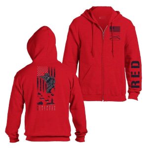 RED Friday Full-Zip Hoodie - Red