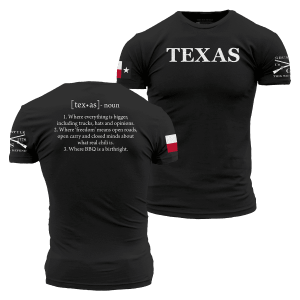 Texas Defined Open Carry T-Shirt - Black