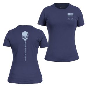 Women's Strength Through Suffering Slim Fit T-Shirt - Future Dusk