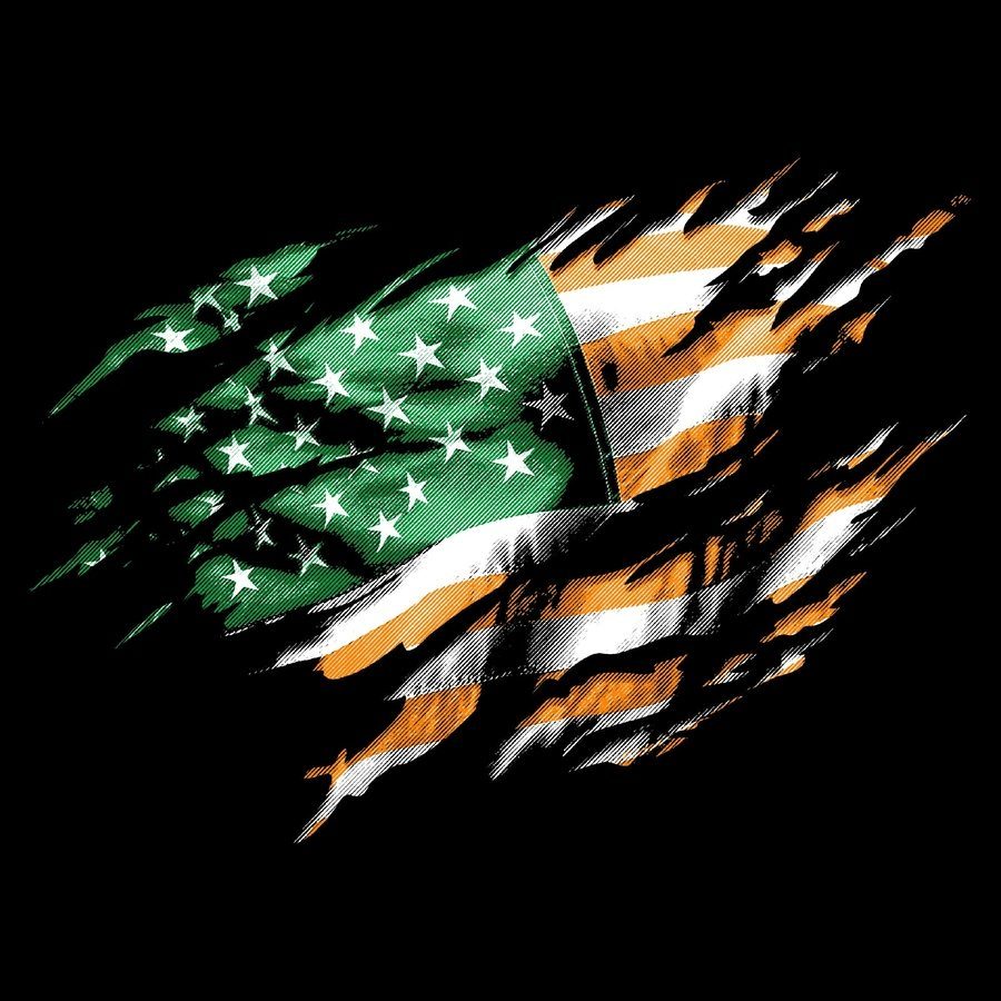 Women's Still Standing Irish Colors Slim Fit T-Shirt - Black - Image 4