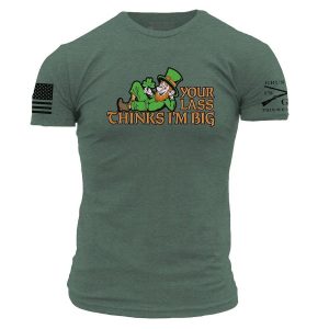 I'm Big T-Shirt - Heather Forest Green