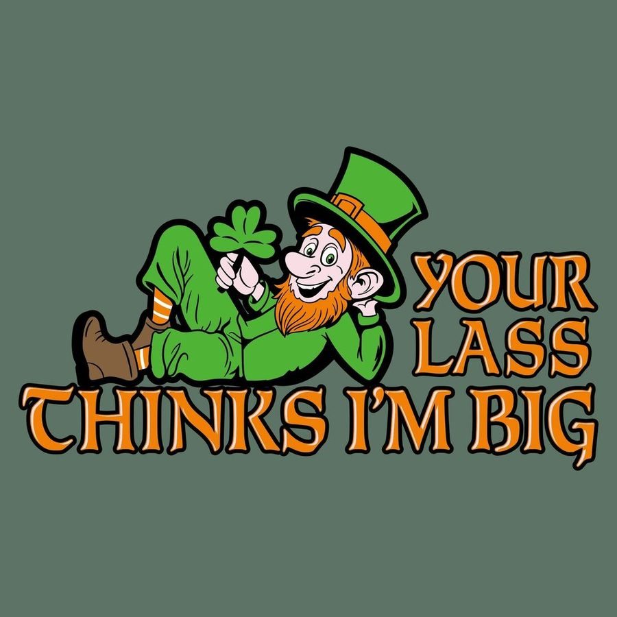 I'm Big T-Shirt - Heather Forest Green - Image 4
