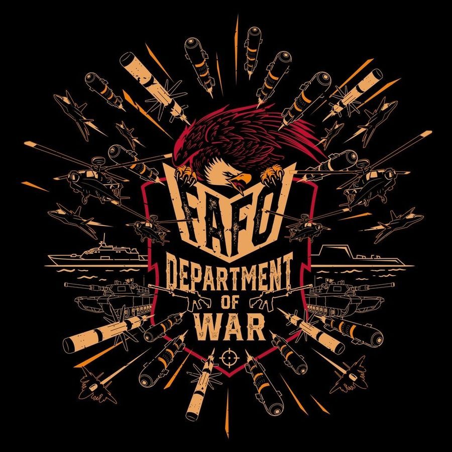 Department Of War T-Shirt - Black - Image 4