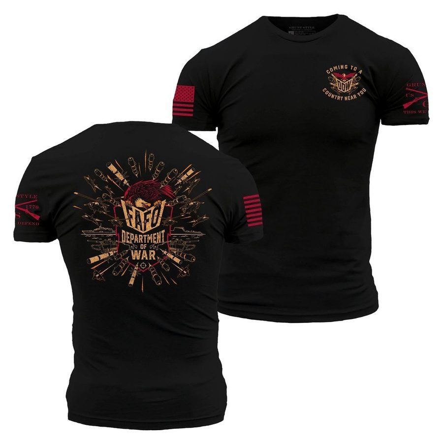 Department Of War T-Shirt - Black