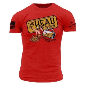 The Head Is Good T-Shirt - Red