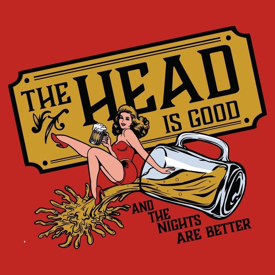 The Head Is Good T-Shirt - Red - Image 3