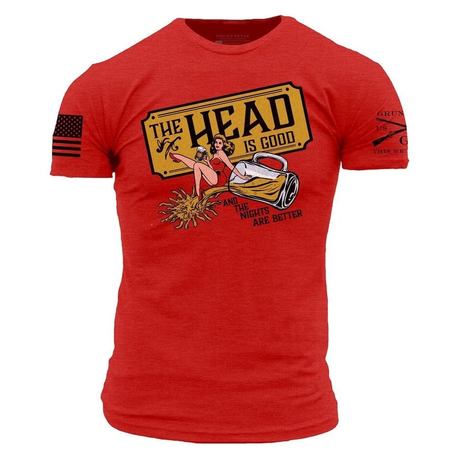 The Head Is Good T-Shirt - Red