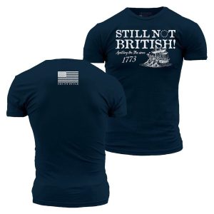 Still Not British T-Shirt - Midnight Navy