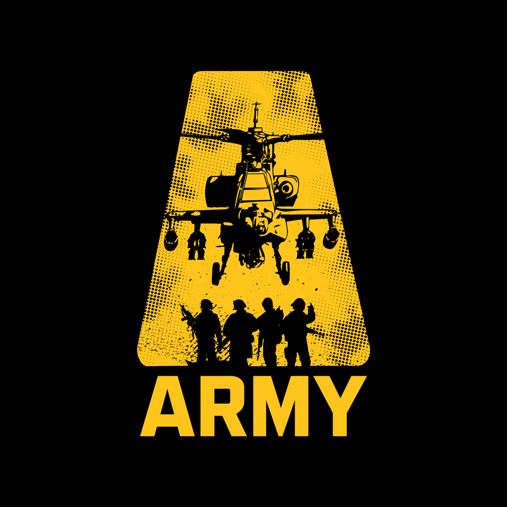 Army A-Team T-Shirt - Black - Image 4