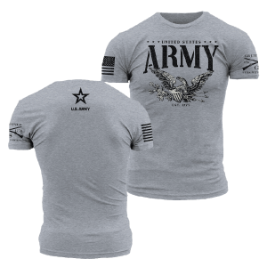 Army - Eagle T-Shirt - Dark Heather Gray