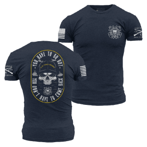 USCG - Guardians Of The Waves T-Shirt - Midnight Navy
