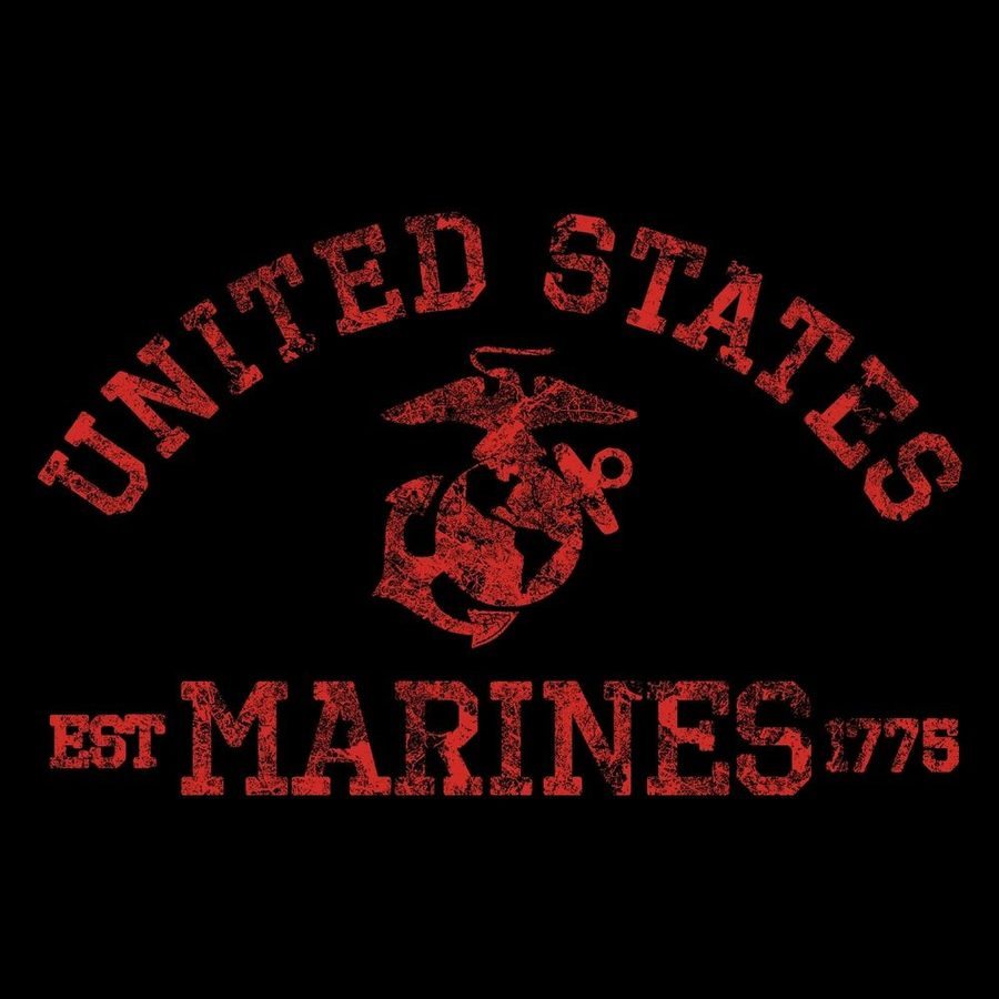 USMC - Est. 1775 T-Shirt - Black - Image 2