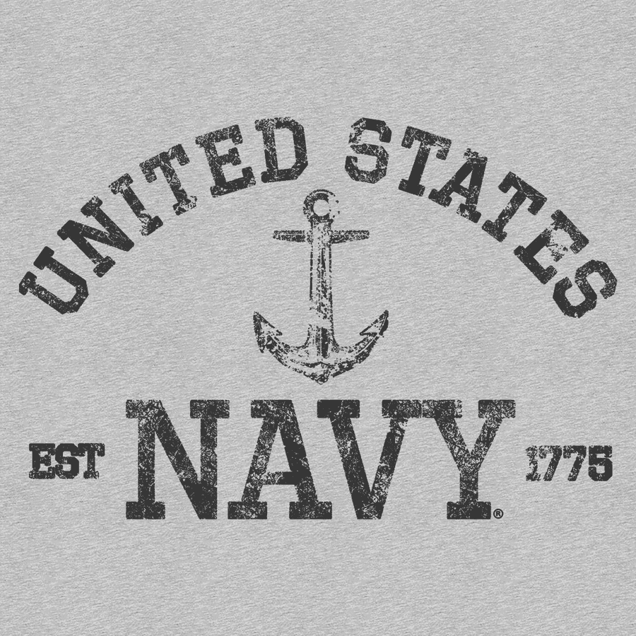 USN - Est. 1775 2.0 T-Shirt - Athletic Heather - Image 5