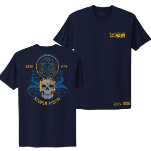 USN - Women's Semper Fortis Boyfriend Fit T-Shirt - Navy