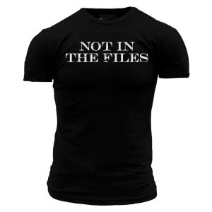 Not In The Files T-Shirt - Black