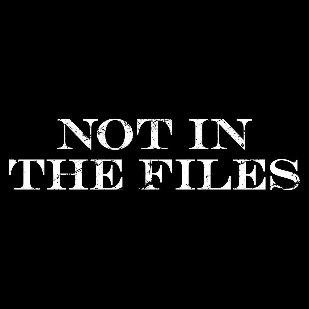 Not In The Files T-Shirt - Black - Image 3