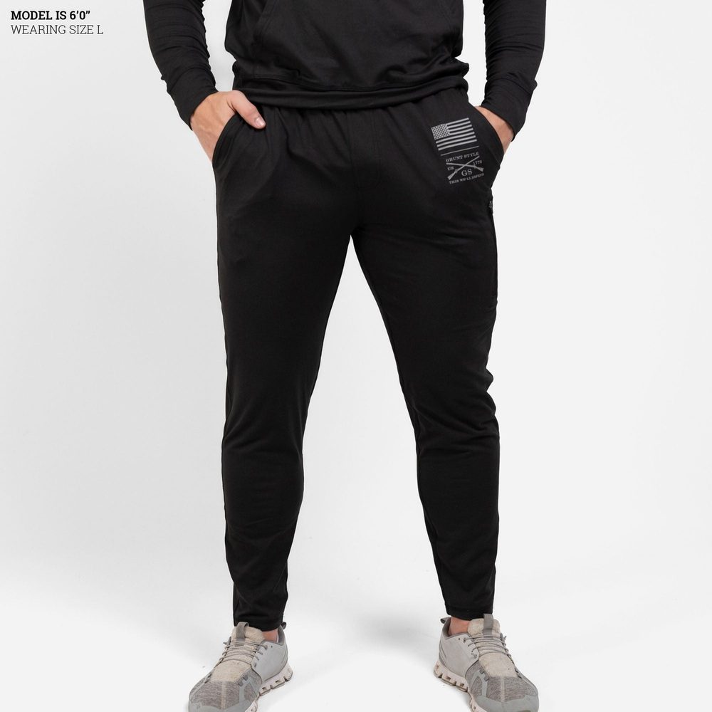 Men's All-Day Jogger - Heather Black - Image 3